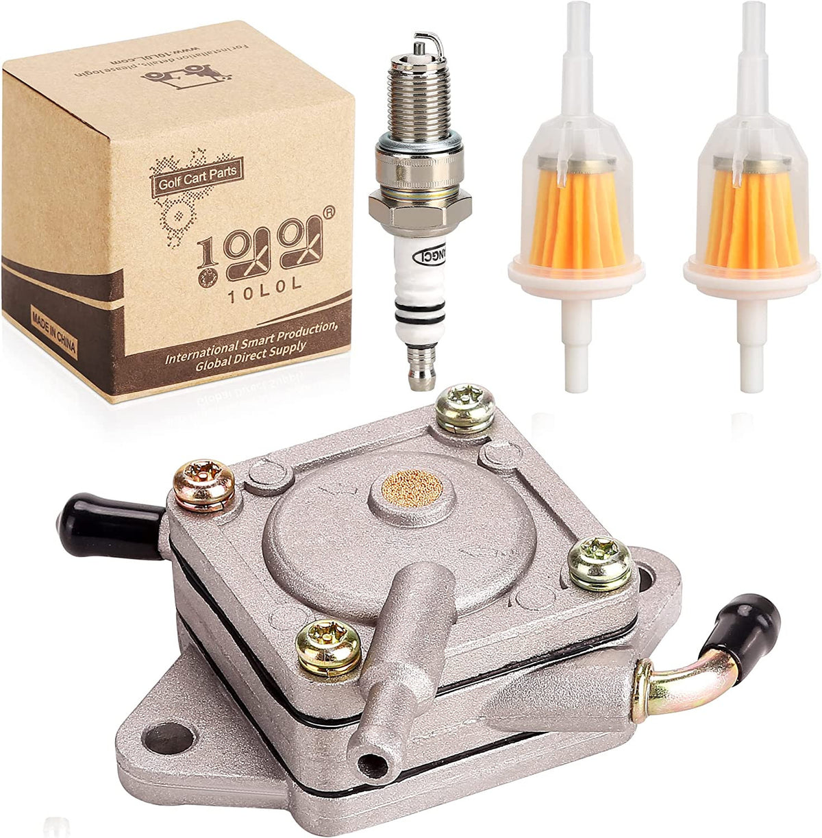 Golf Cart Fuel Pump Impulse Kit for Club Car Gas DS Precedent 1984+ Kawasaki Engines