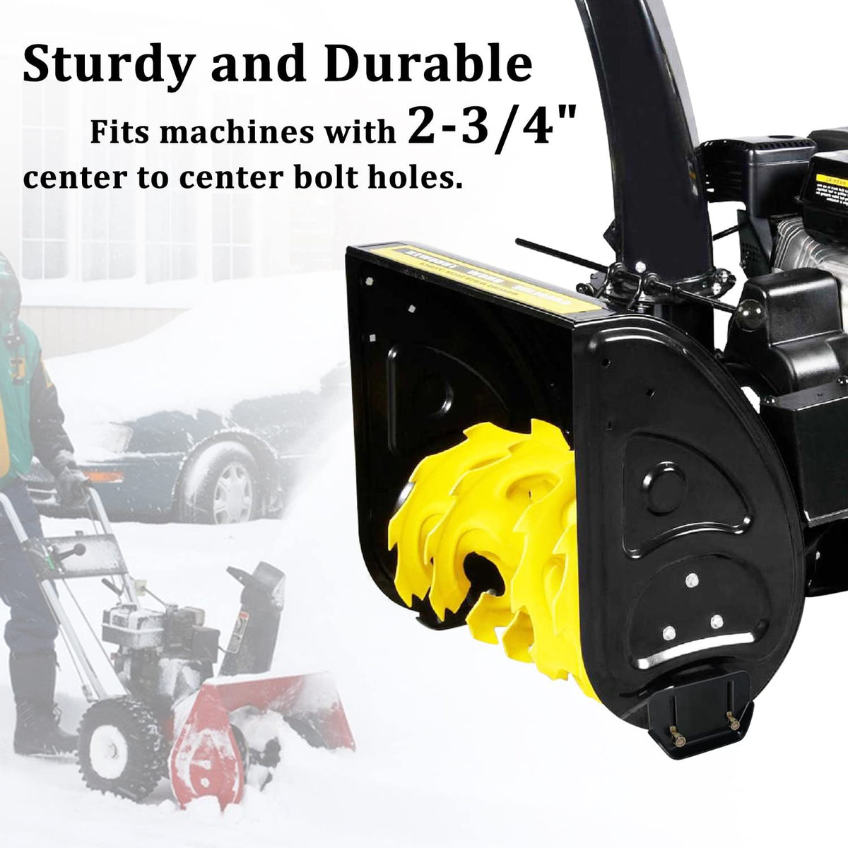 Heavy Duty Snowblower Skid Shoes Set for MTD & Cub Cadet 784-5580 - 2 Pack