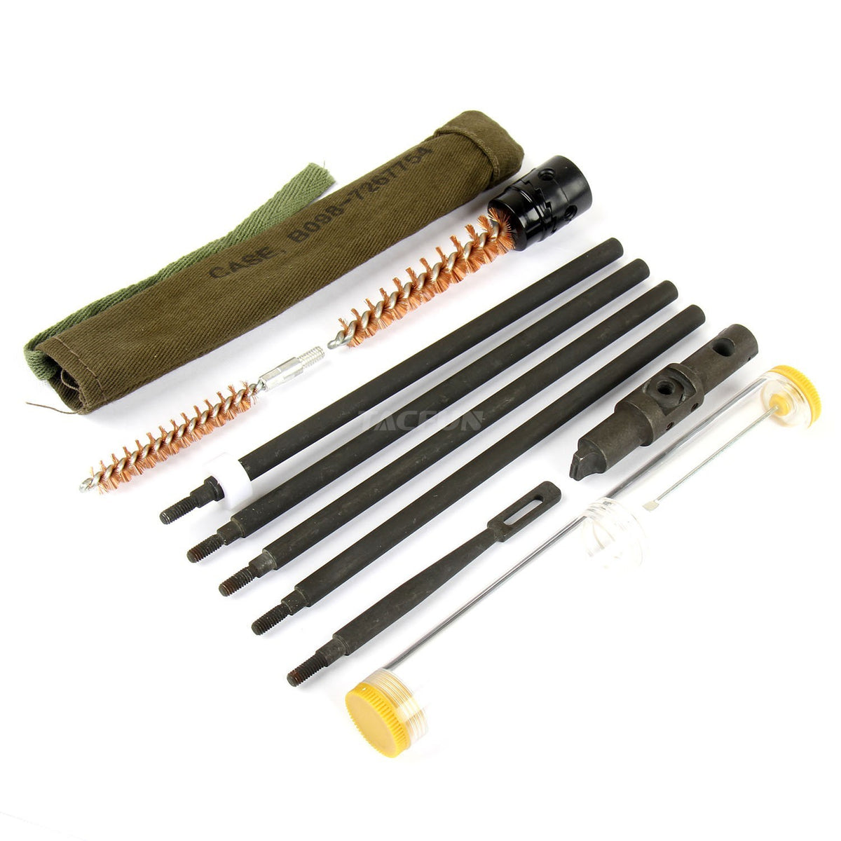 Garand Rifle Cleaning Kit with Multi-Tool, Oiler & Chamber Brush