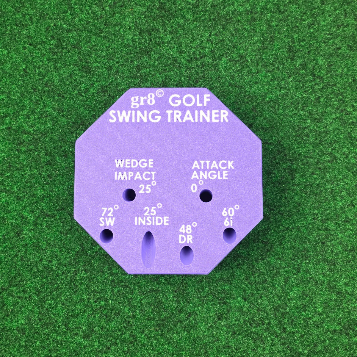 Compact Golf Swing Trainer with Alignment Stick - Weighted & Adjustable for Left/Right Hand