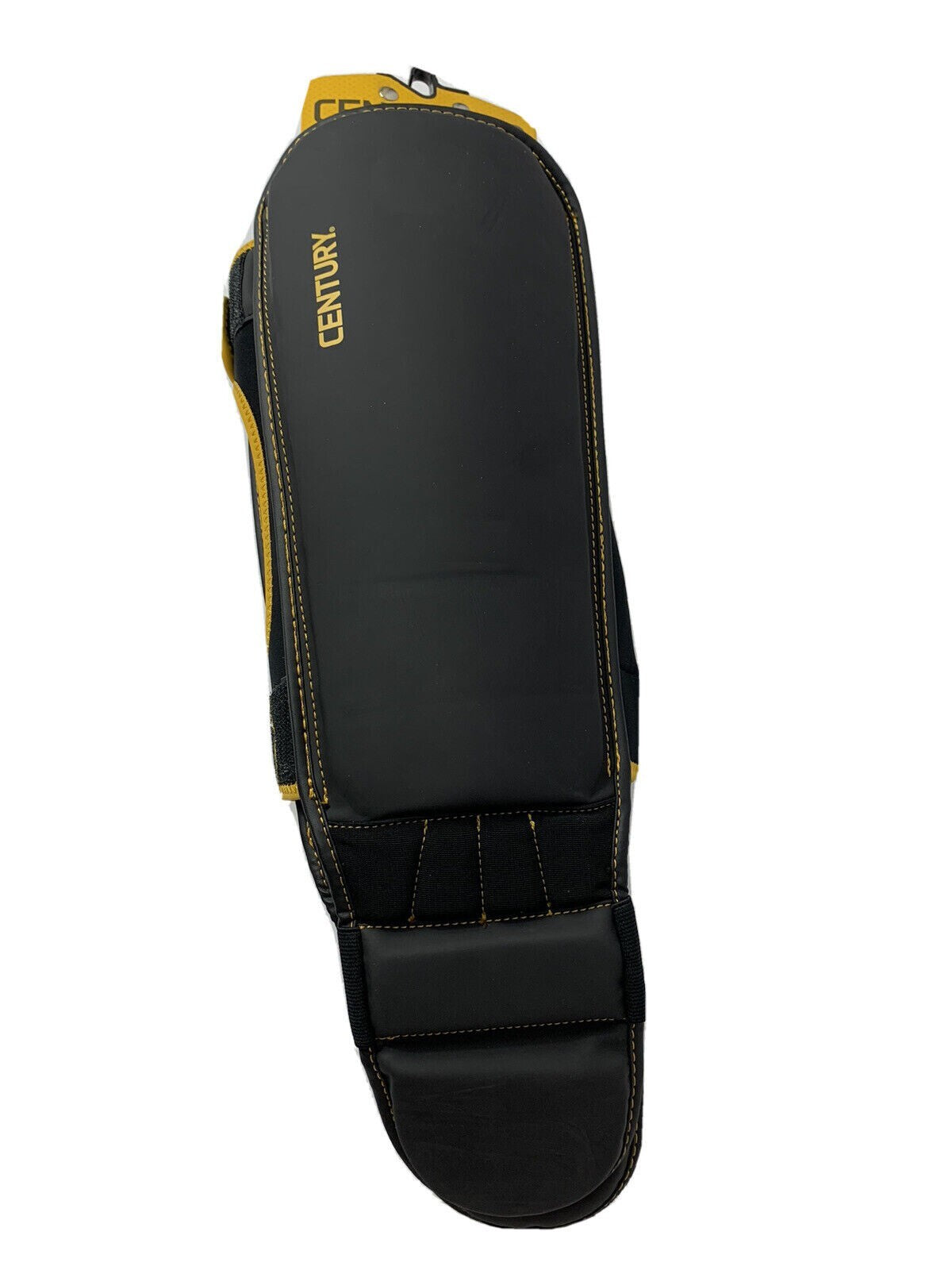 Martial Arts & MMA Shin and Instep Guards - Black and Gold, Size L/XL