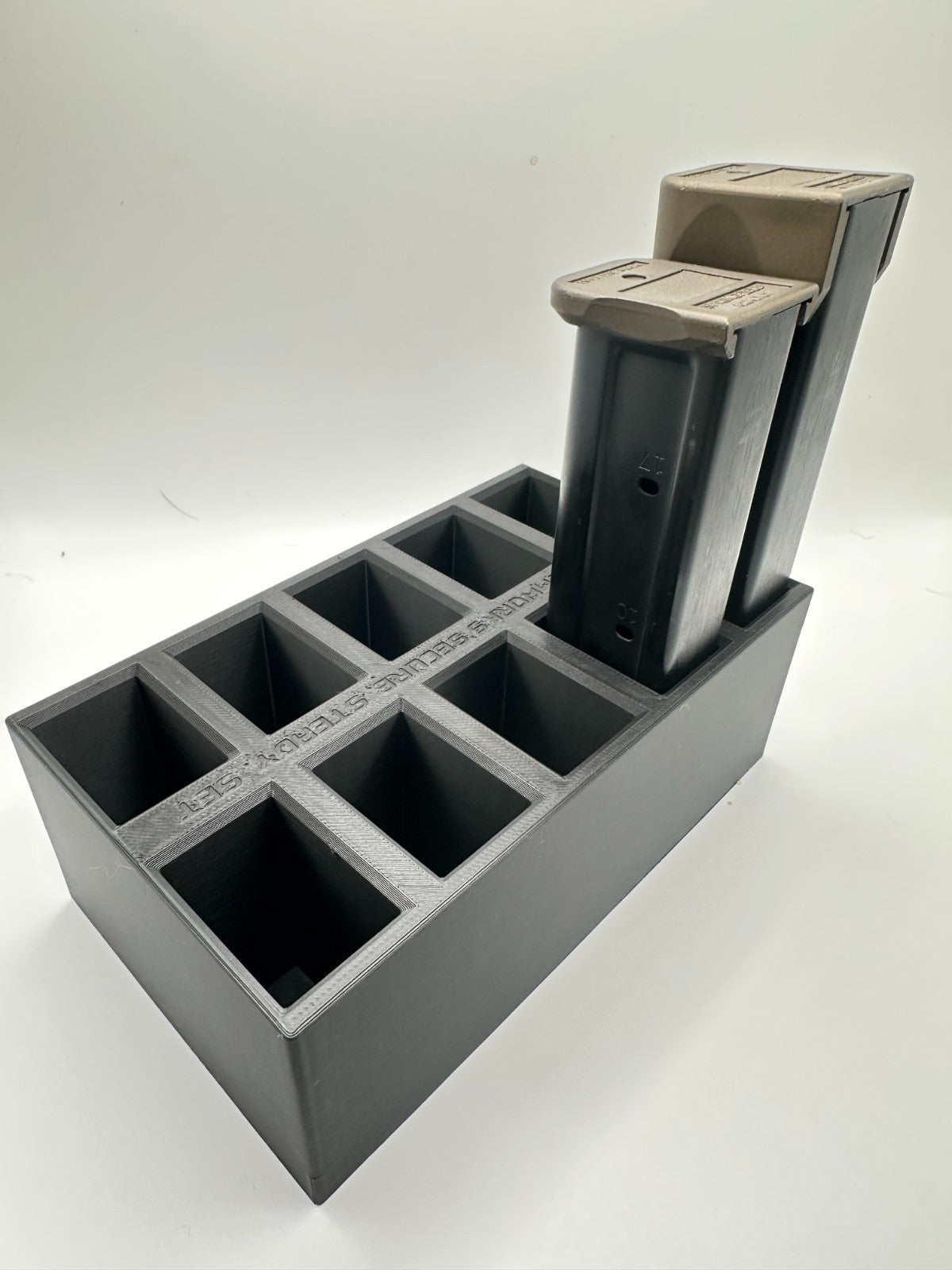 Heavy Duty 10-Slot Magazine Holder for 1911 Double-Stack Magazines