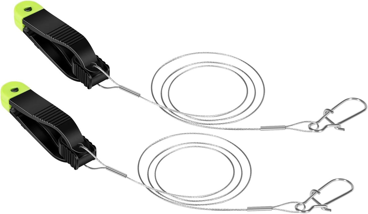 Fishing Line Release Clip with Cannonball Snap - Trolling Leader Accessory
