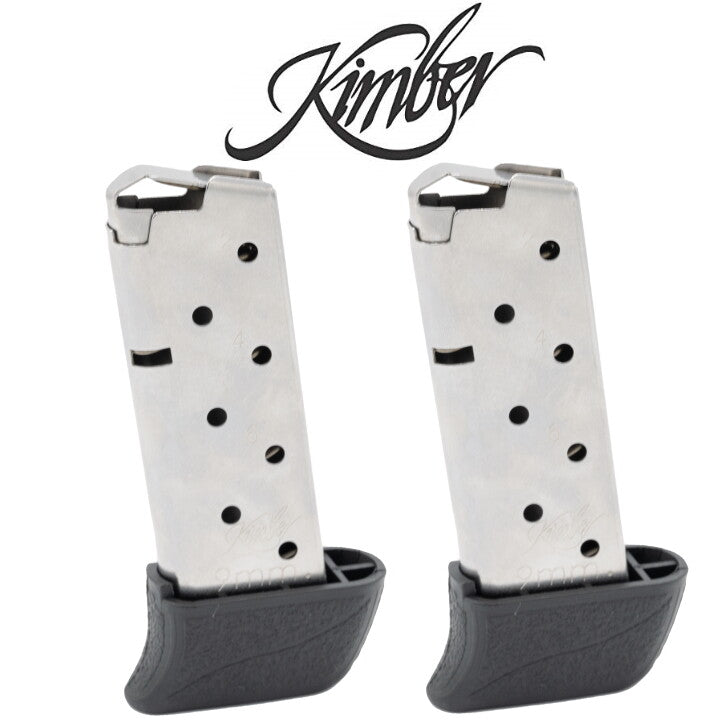 Kimber Micro 9mm 8-Round Magazine - Stainless Steel, Compatible with Micro 9 Models