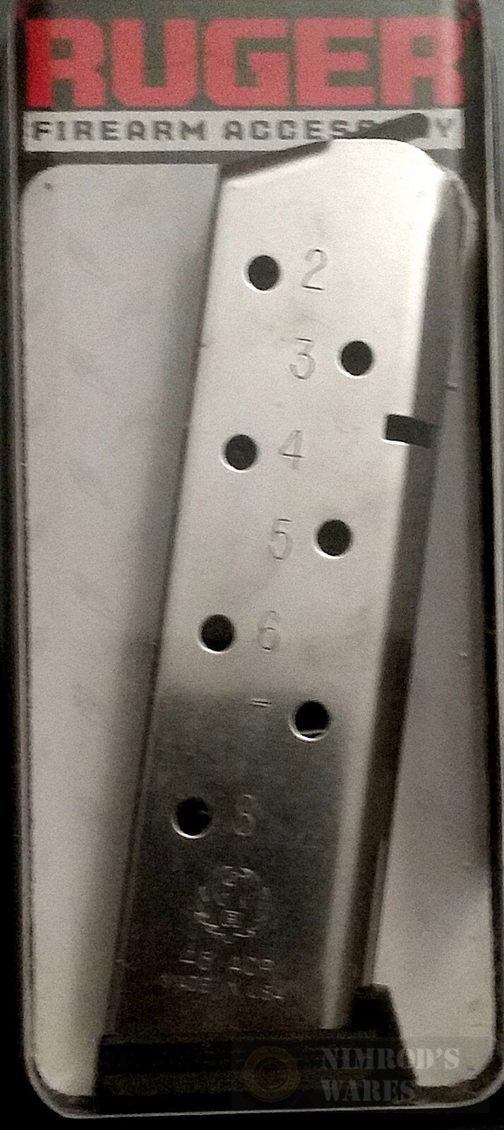 Ruger SR1911 45ACP 8-Round Magazines Set - Stainless Steel 2-Pack