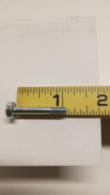 Foosball Table Screws & Nuts Set - 5 Stainless Screws + 5 Plastic-Inserted Nuts, 1/8" Thick Head