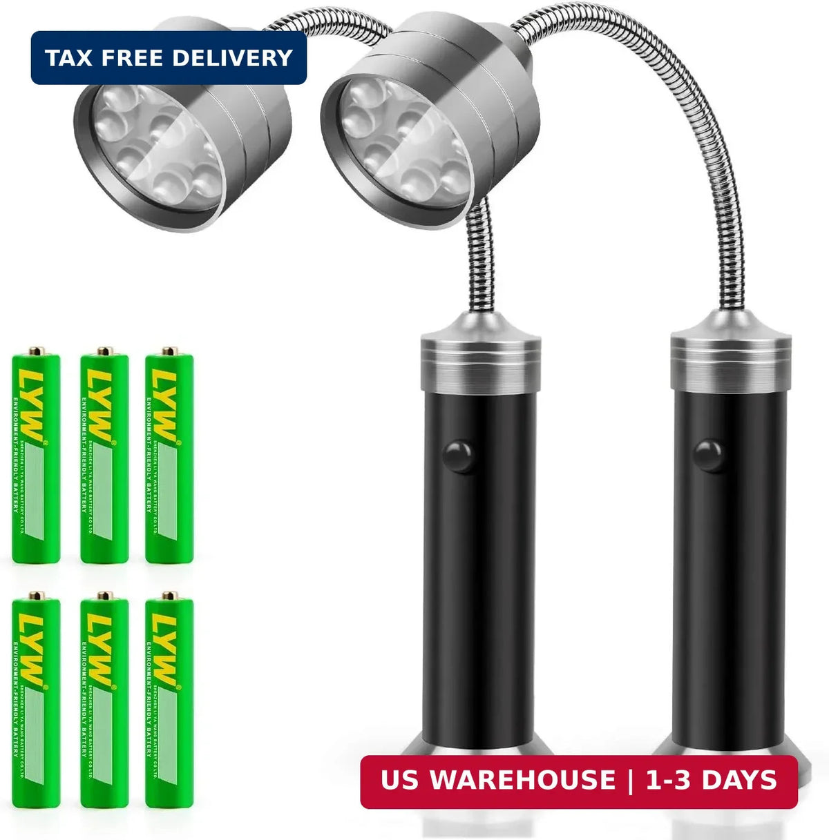 Magnetic Base LED Grill Light - Super Bright 360° BBQ Lighting