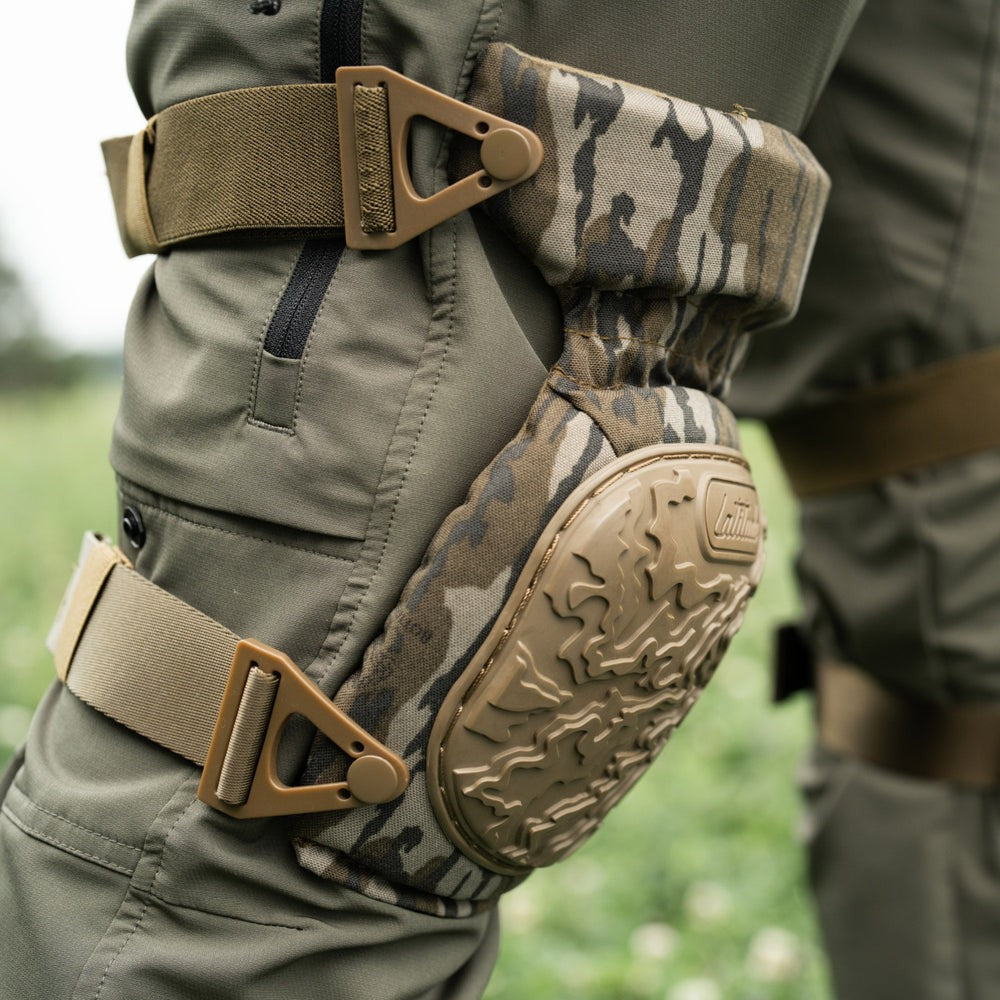 Latitude Mossy Oak Bottomland Knee Pads - Tree & Field Support, No Slip Grip