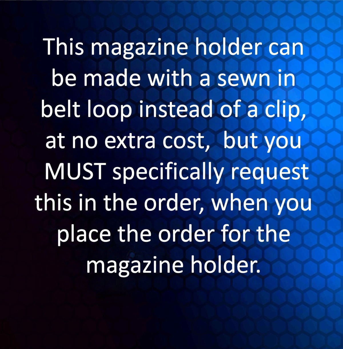 Custom Leather Magazine Holder with Belt Clip Made in USA