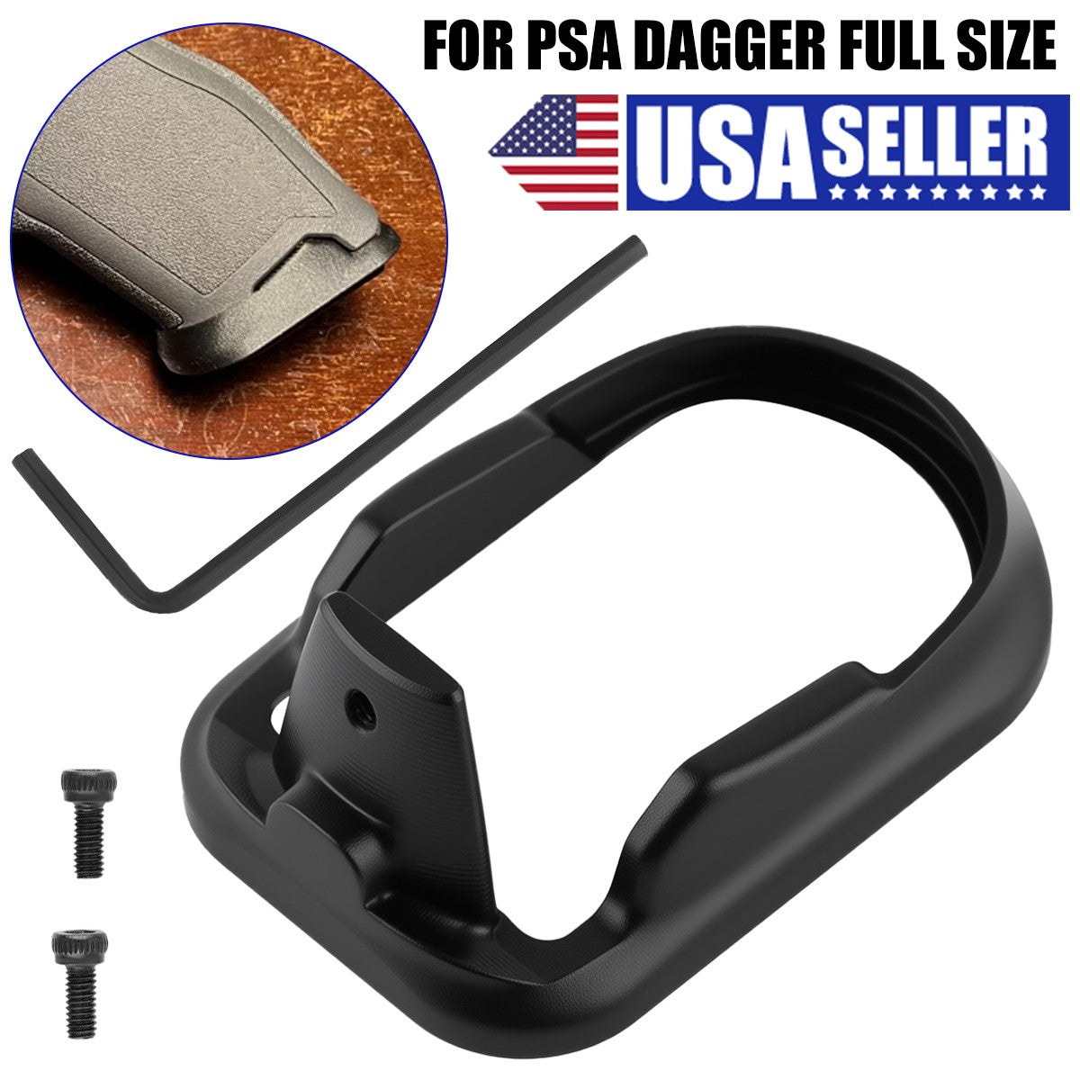 Aluminum Magwell for Full Size and PSA Dagger Magazines
