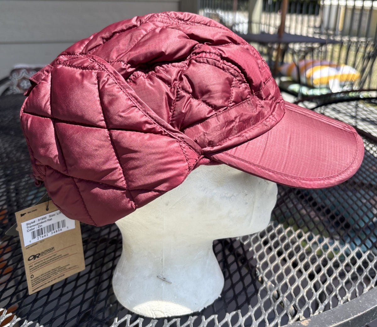 Winter Down Puffer Trapper Hat - Windproof & Insulated for Cold Weather