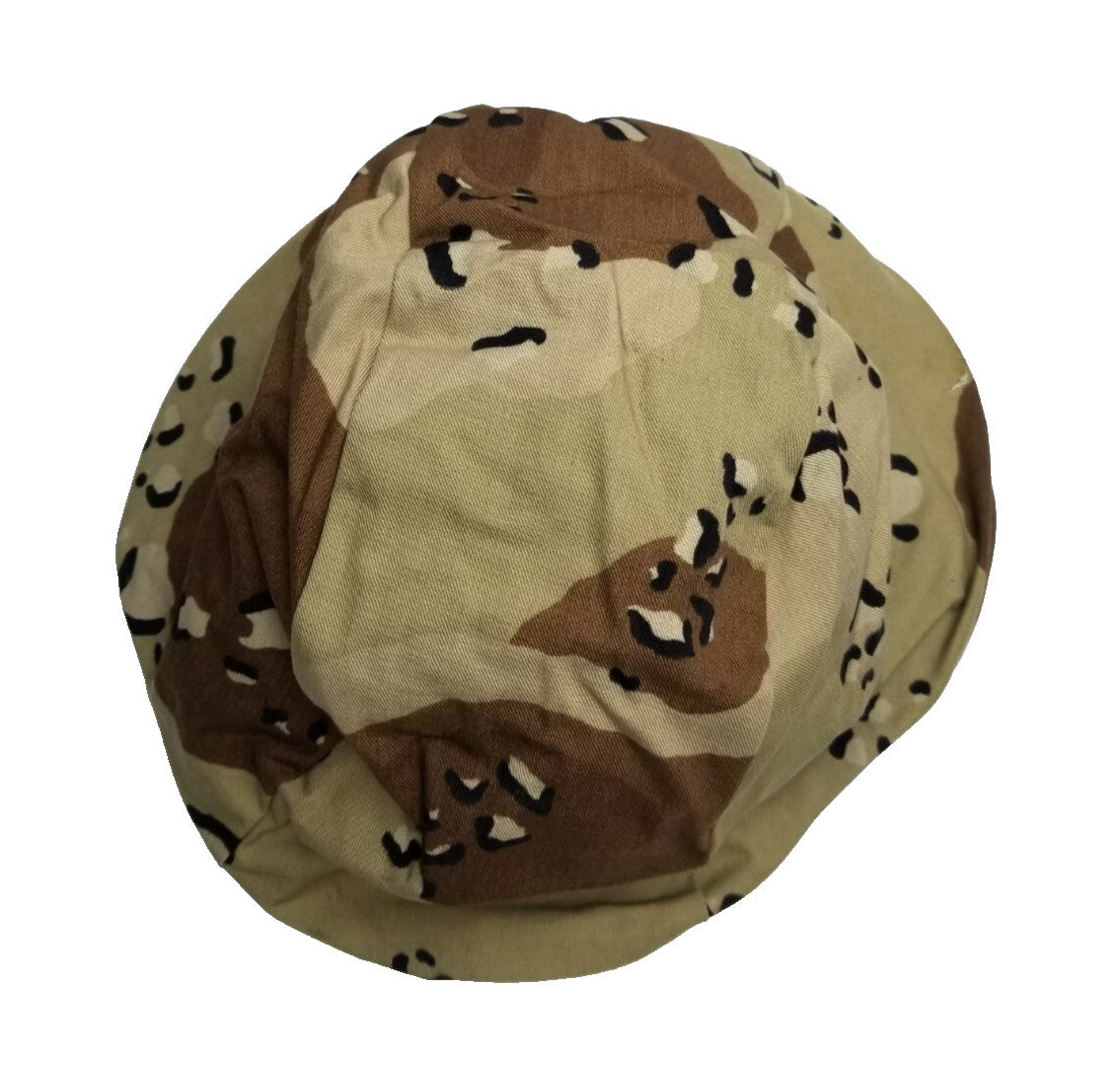 US Military Helmet Cover - 6 Color Desert Camo for PASGT Helmets, MED/LRG