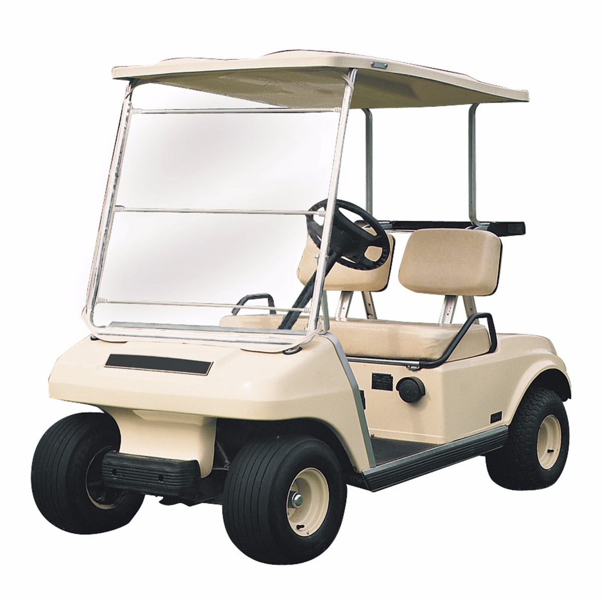 Universal Golf Cart Windshield with Storage Bag - Portable Roll-Up Cover