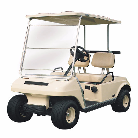 Universal Golf Cart Windshield with Storage Bag - Portable Roll-Up Cover