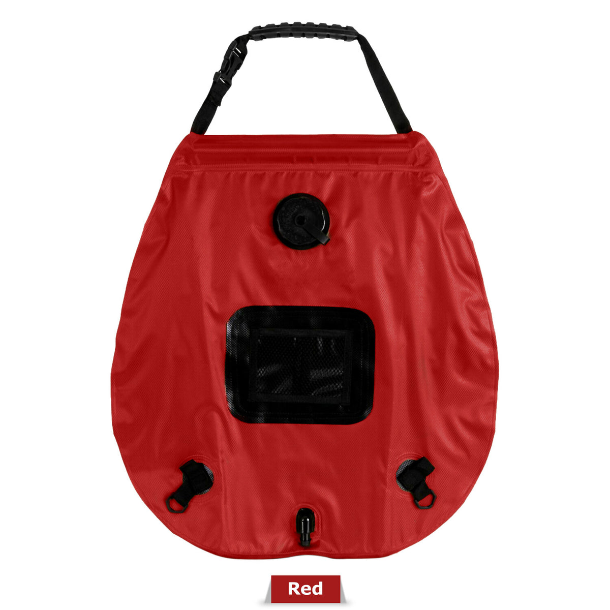 20L Portable Solar Heated Camping Shower Bag with Temperature Display