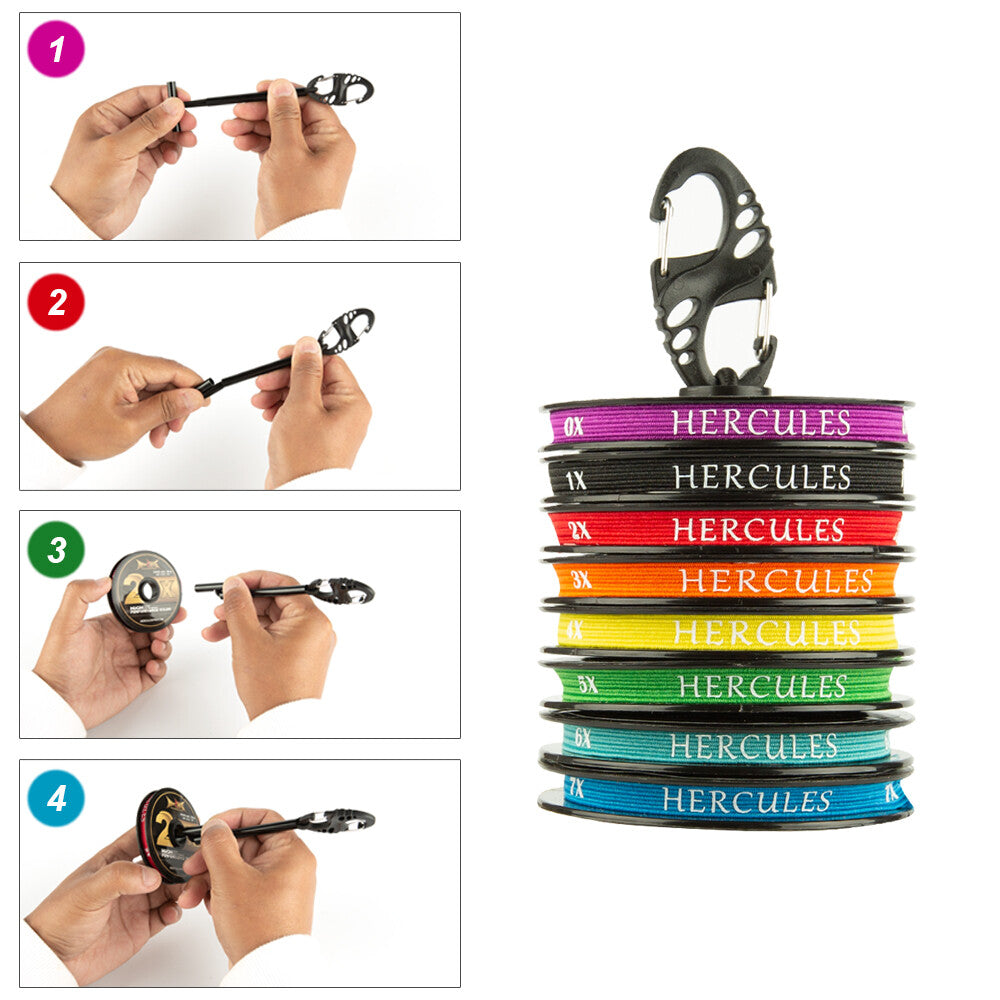 Fly Fishing Tippet Line Fluorocarbon & Nylon Spools - Multiple Sizes