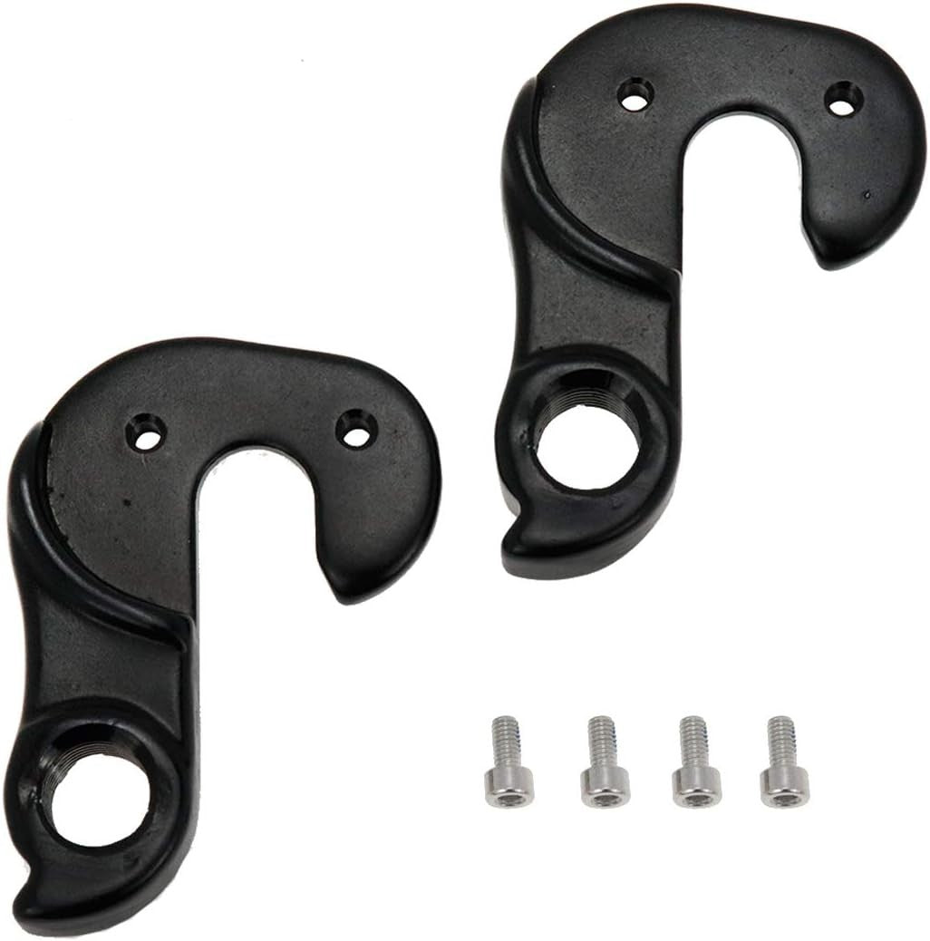 Universal Bicycle Derailleur Hanger Set - 2 Aluminium Alloy Replacement Parts