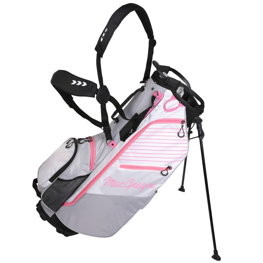 Golf Stand Bag with 14 Full Length Dividers & Multiple Pockets - Lightweight & Organizer
