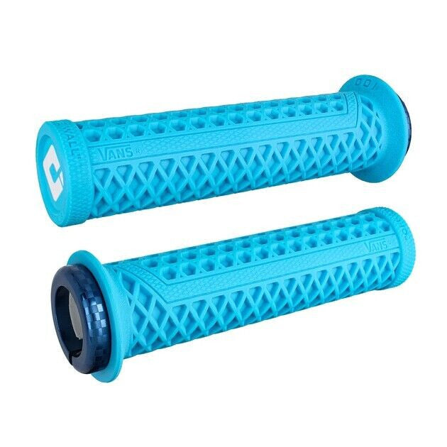 Lock On Mountain Bike Grips - Flanged Handlebar Grips for MTB BMX ATV