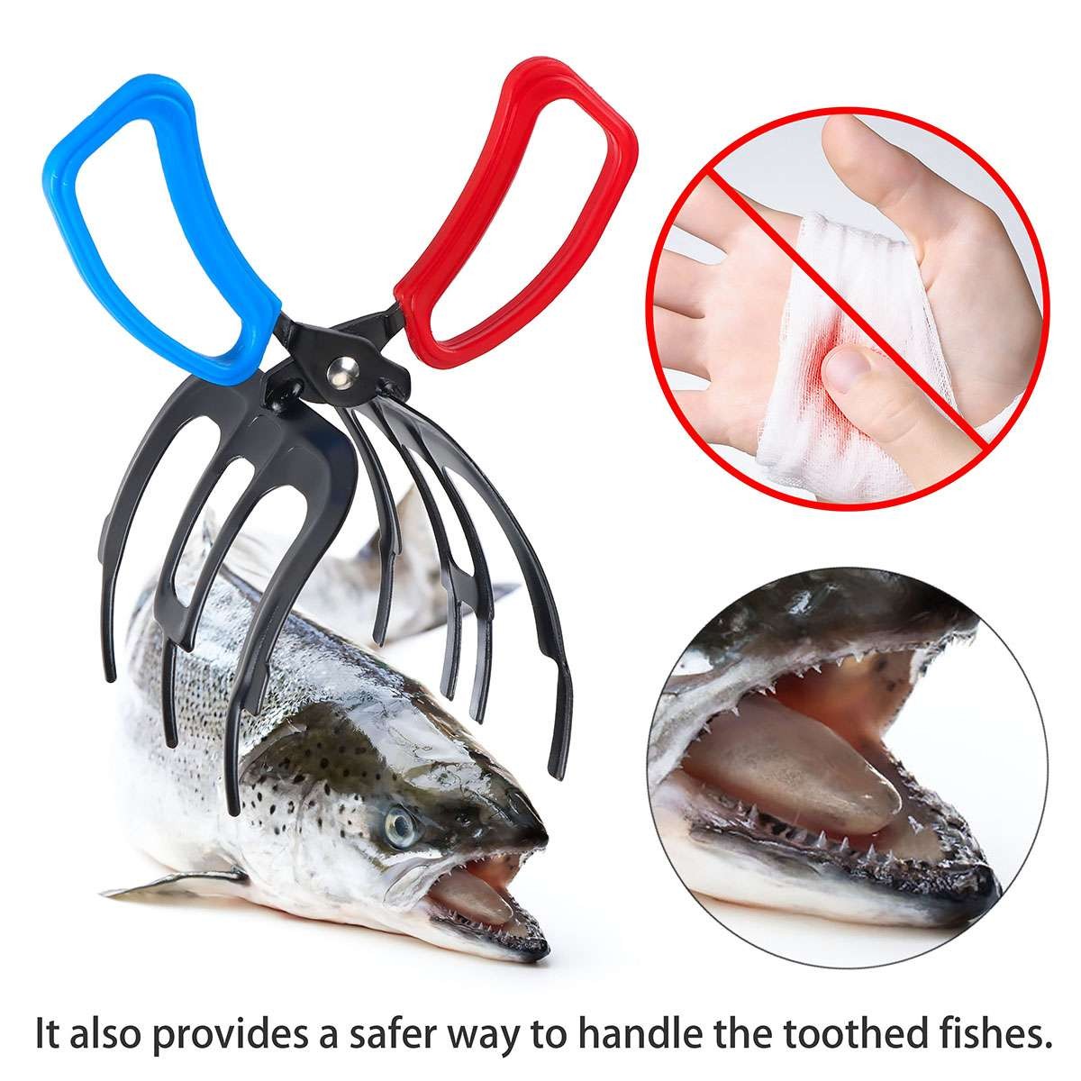 Fishing Fish Gripper Claw Tool Aluminum Fish Catching Pliers