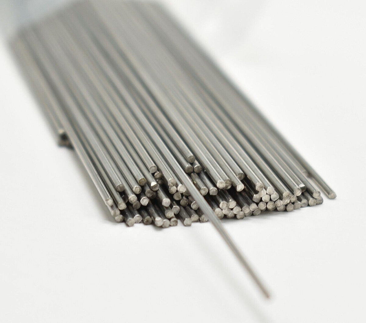 100 Stainless Steel Spinnerbait Rig Lure Shafts - .036" x 14" Straight Wire