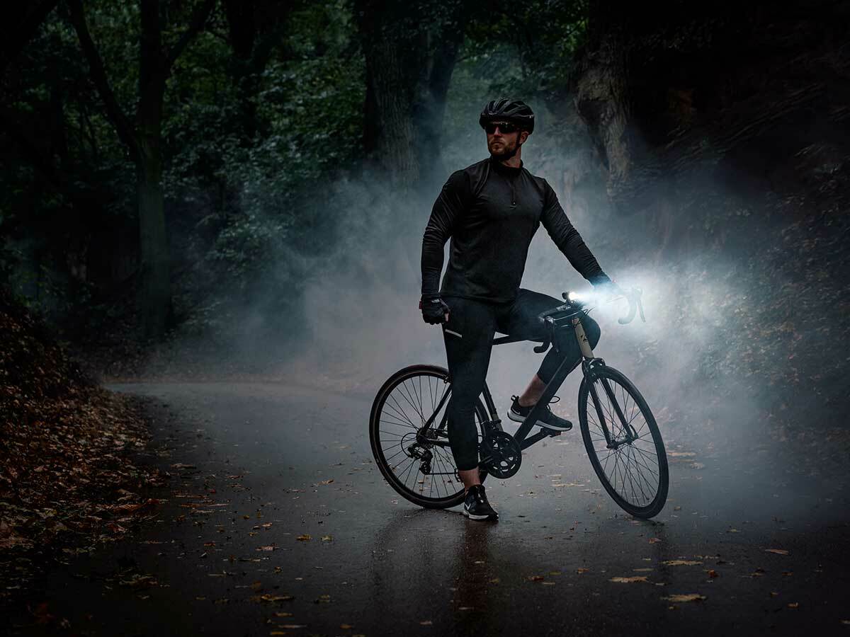 Rechargeable Bike Headlight & Tail Light Set - Waterproof, 400 Lumens