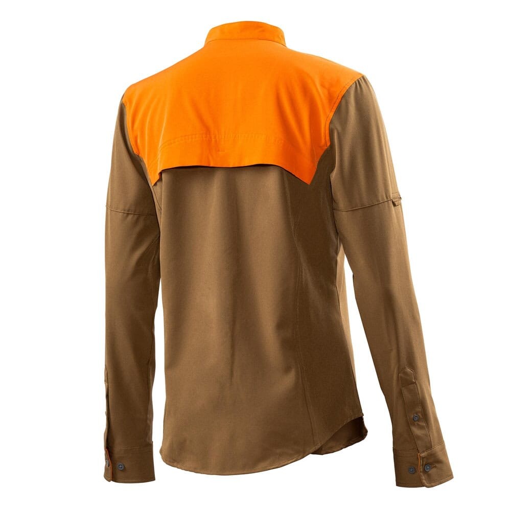 Beretta EVAD Flex Shirt Tobacco Blaze Orange UPF 50 - Outdoor Tactical Apparel