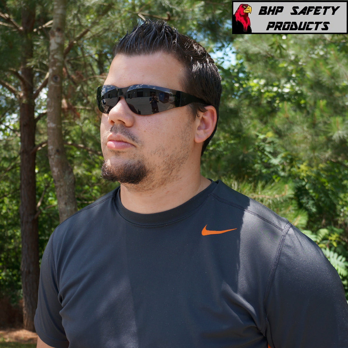 Safety Glasses with Impact-Resistant Polycarbonate Lenses ANSI Z87+