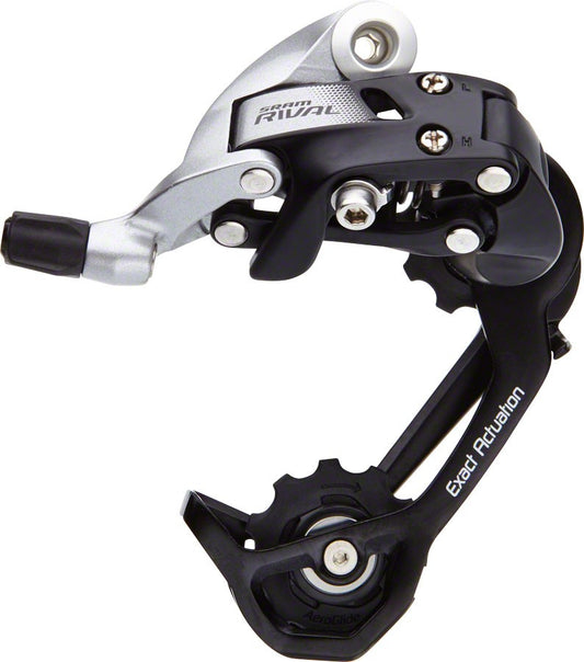 11-Speed Rear Derailleur Medium Cage for Road Bikes - Black/Silver