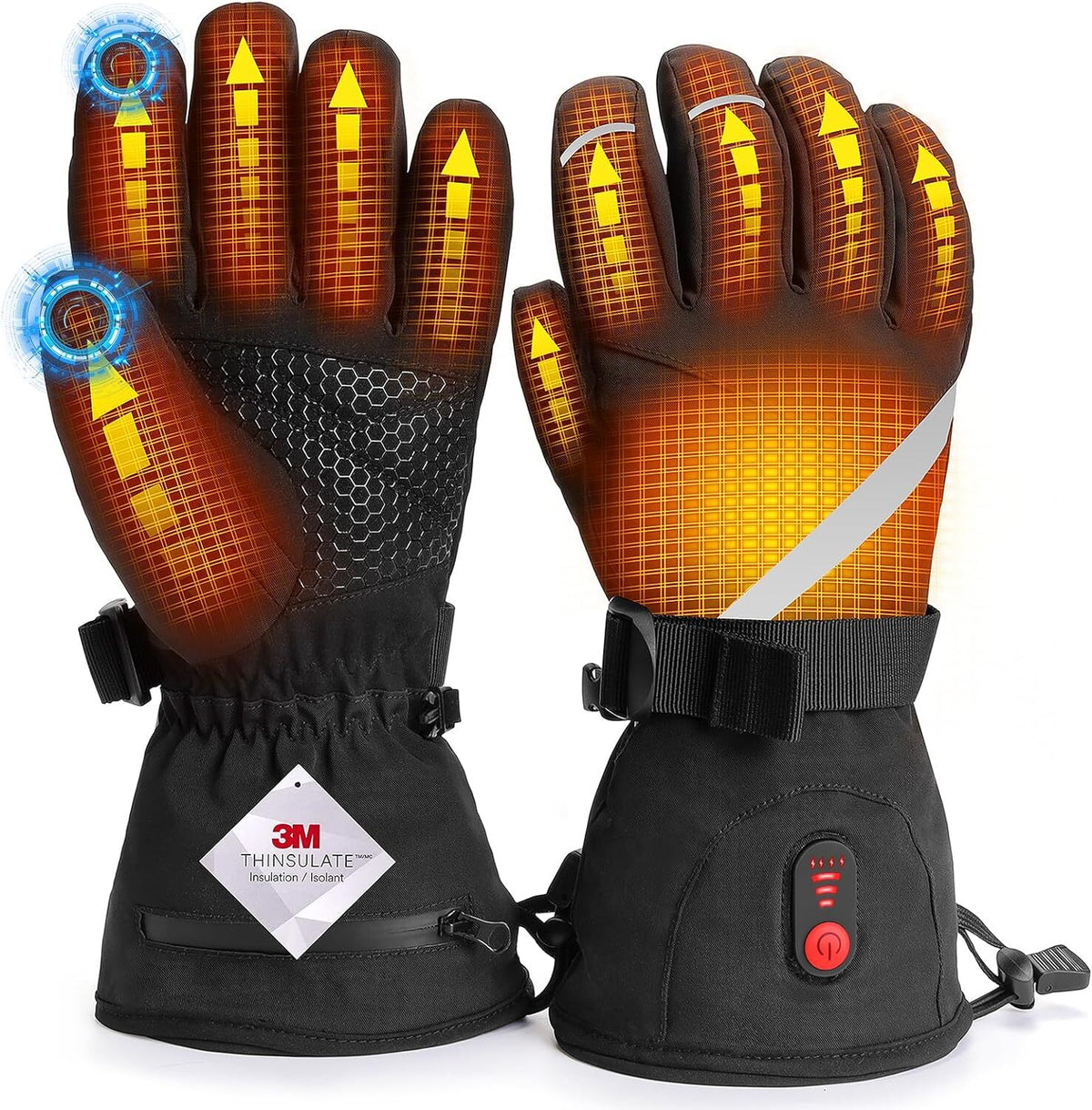 Electric Heated Socks & Gloves Set for Winter Cold Weather - Rechargeable