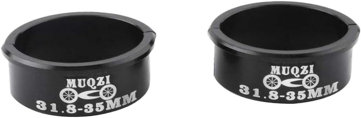 Aluminum Bicycle Handlebar Shim 31.8mm to 35mm Set for MTB Road & Mountain Bikes