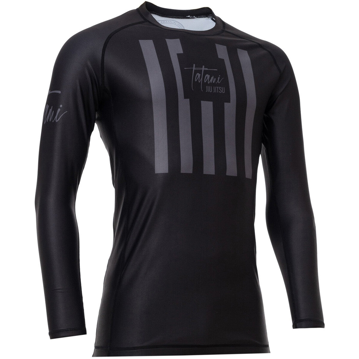 Long Sleeve Rash Guard for Jiu-Jitsu & MMA Training - Black