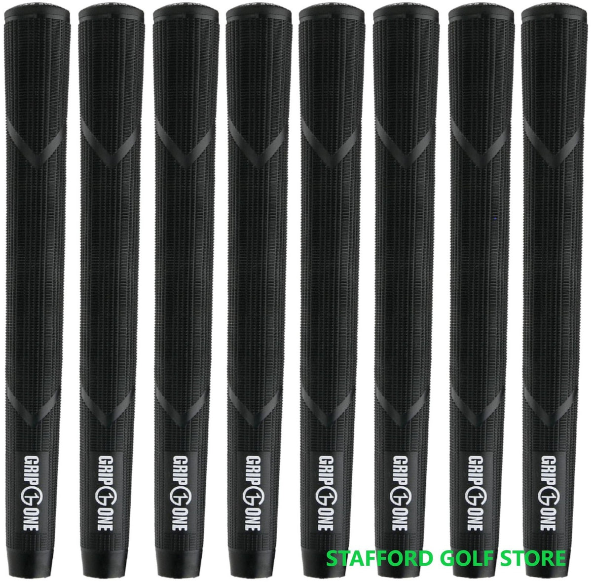 Oversize Golf Club Grip - Arthritic Friendly 3/64 Inch Black Set of 8