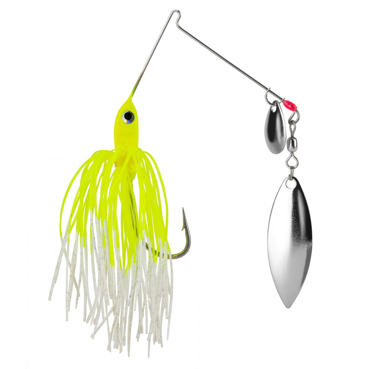 6Pcs Bass Spinner Baits for Fishing, Double Willow Blade, Deep & Shallow Water Lures