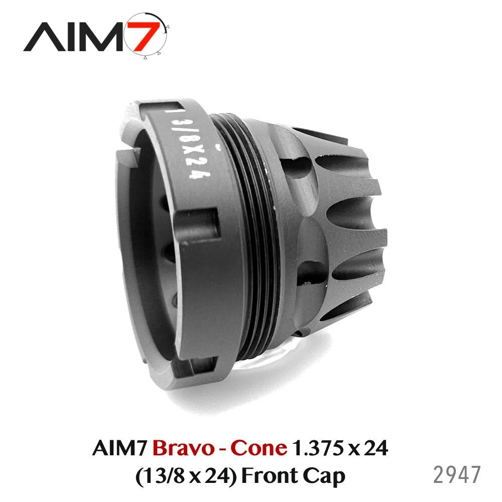 Aim7 Bravo Cone 1.375 x 24 Threaded Front Cap for Hub Mounts