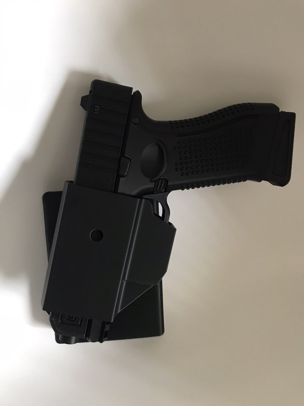 Universal Vehicle Side Arm Holster Mount for Center Console - No Drills