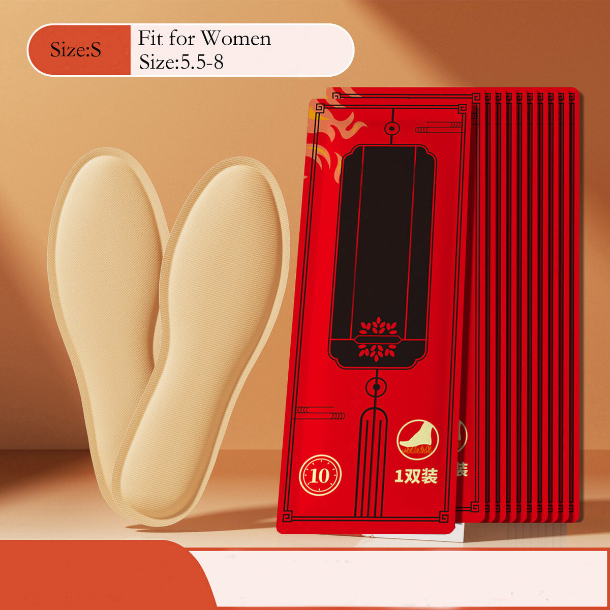 Self Heating Insoles Winter Thermostatic Warm Foot Heaters - 1 Pair to 10 Pairs