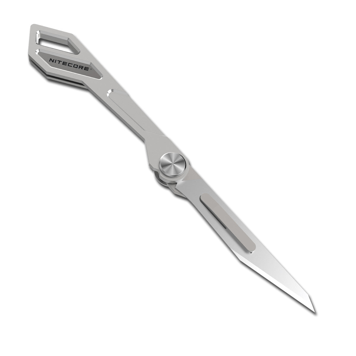 Titanium Folding Scalpel Keychain Knife with Replaceable No. 11 Blade
