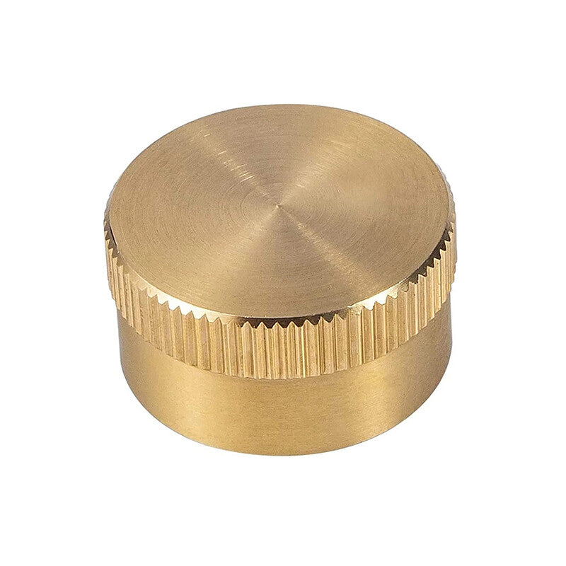 6 Pack Brass Propane Bottle Caps - Universal Refill Seals for 1 LB Tanks