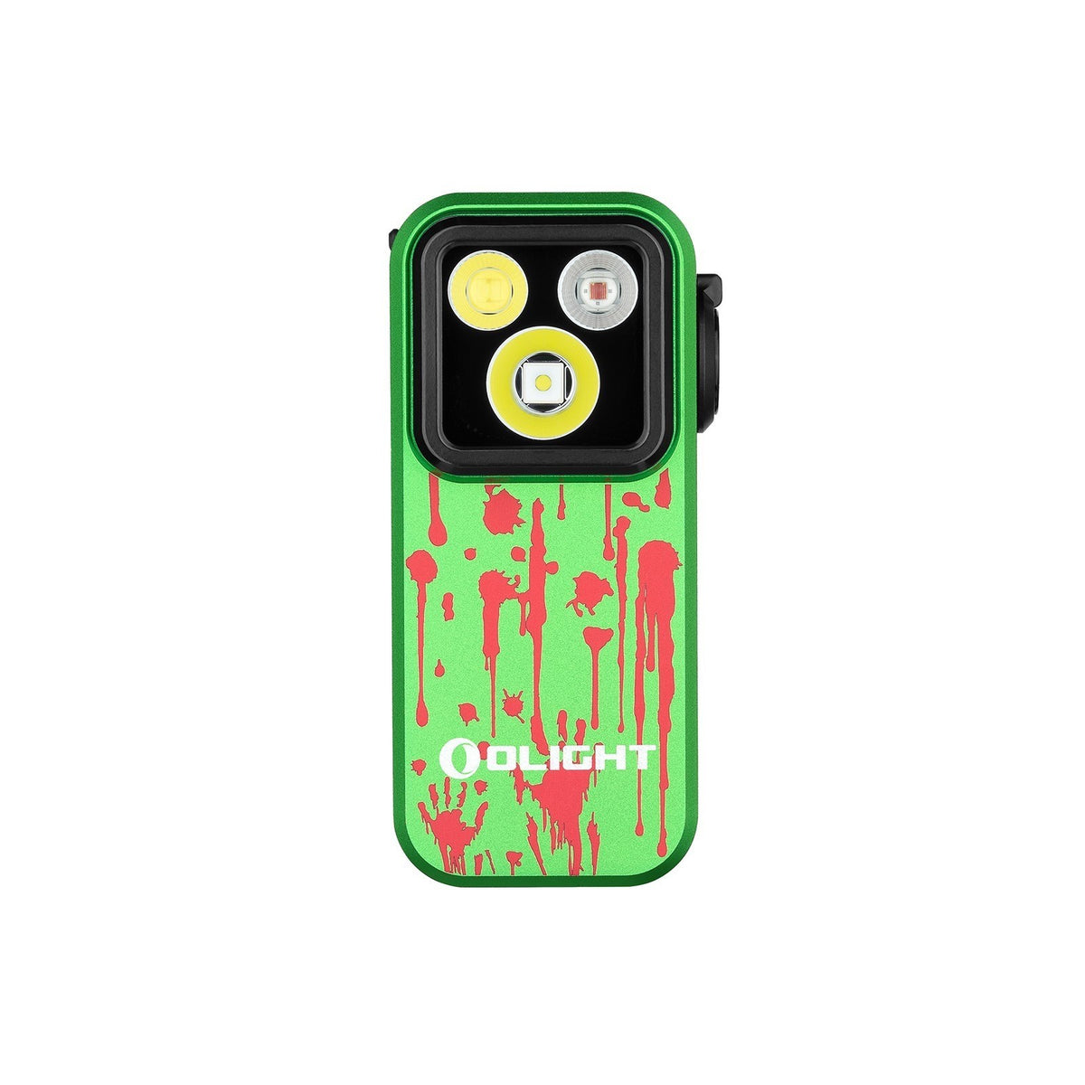 High-Lumen Clip-On Flashlight with Floodlight, Spotlight & Red Light