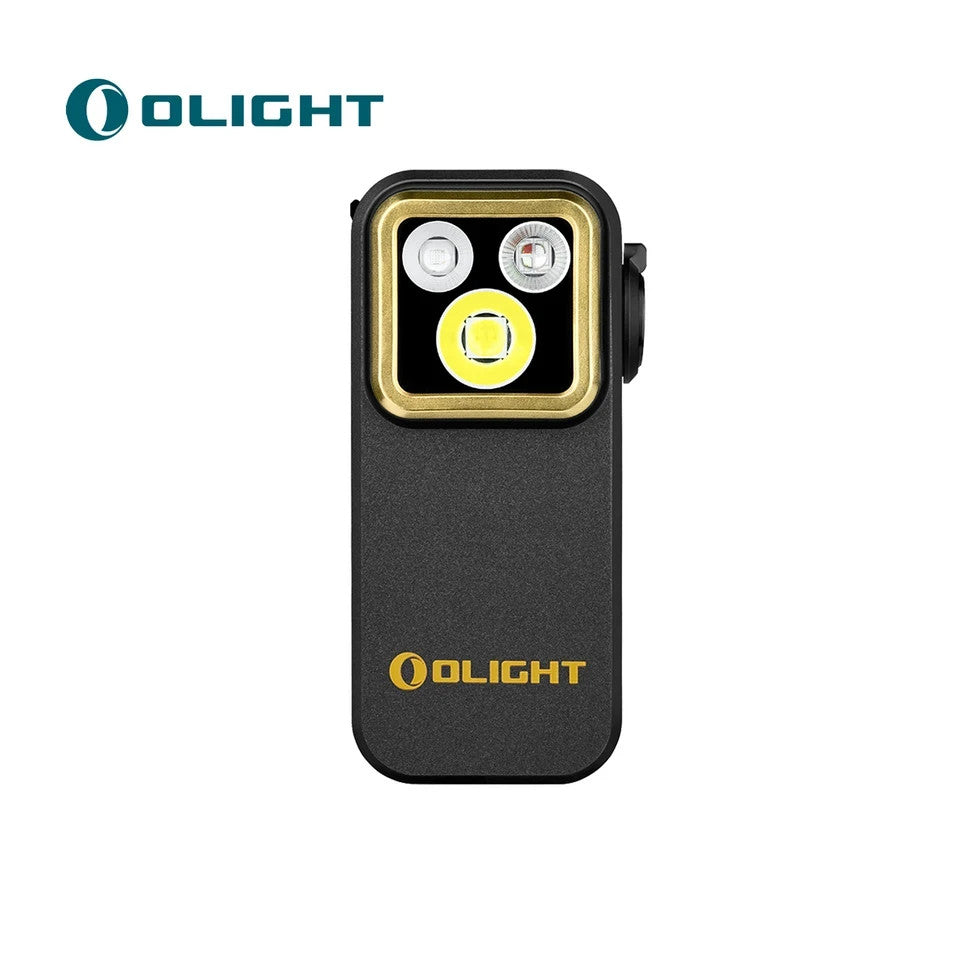 Rechargeable LED Floodlight Clip for EDC, Work, Safety - Red