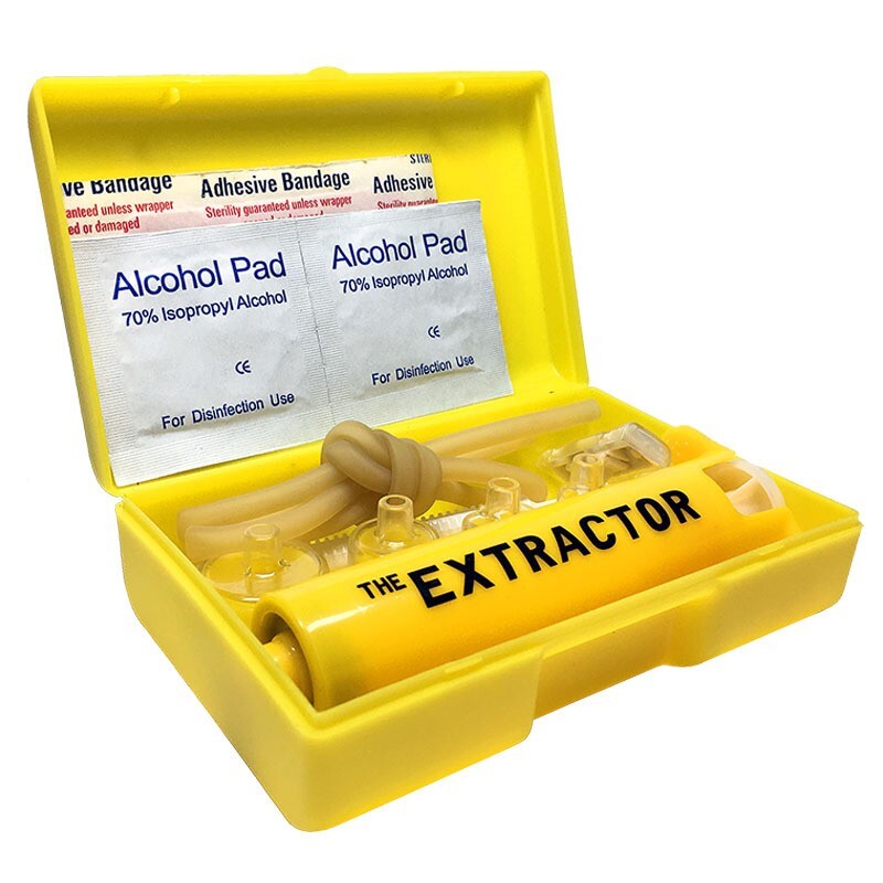 Venom & Poison Extraction Pump Kit for Snake Bites & Insect Stings