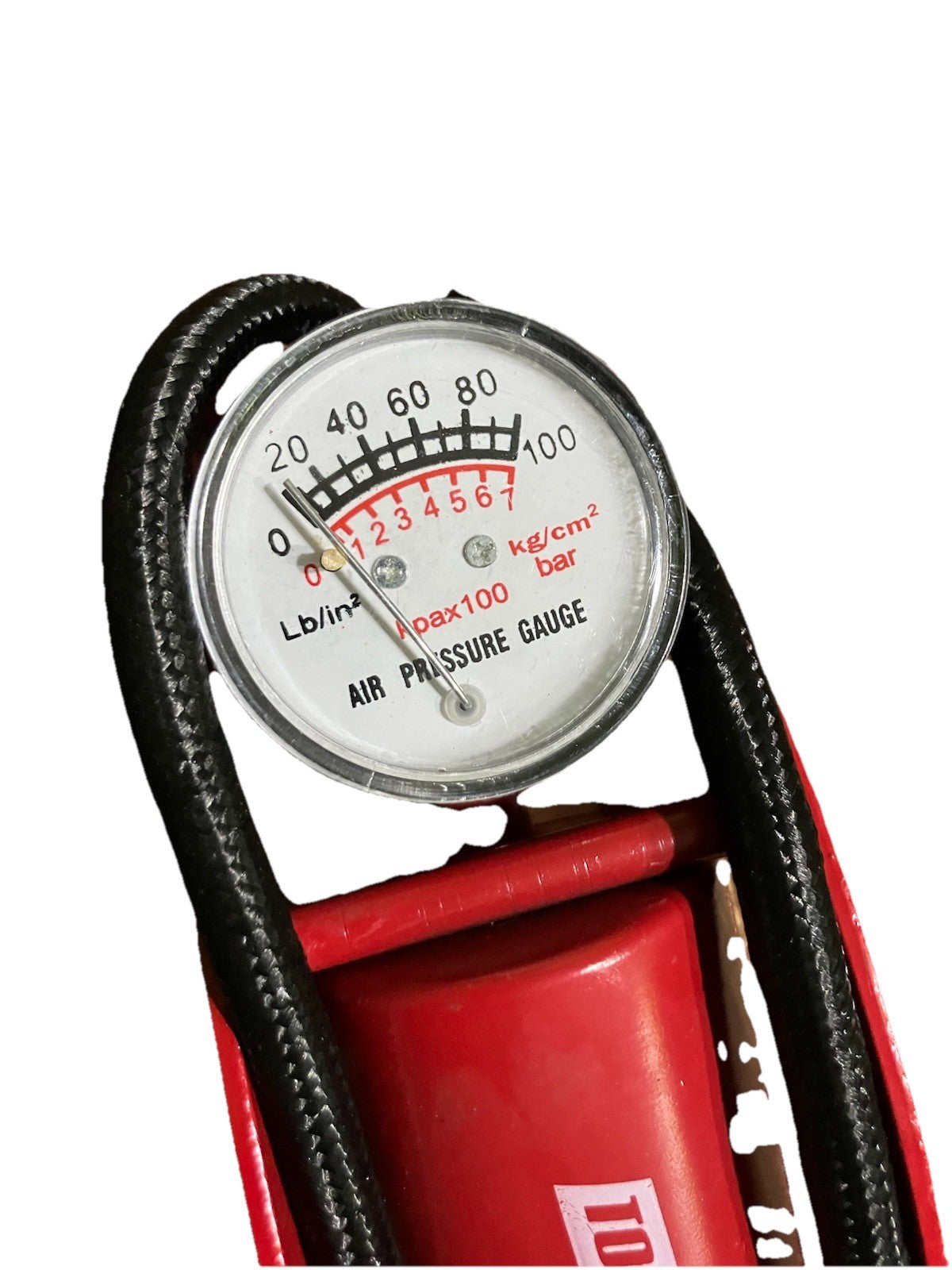 High Pressure Foot Pump for Tires, Balls & Inflatables - 100 PSI