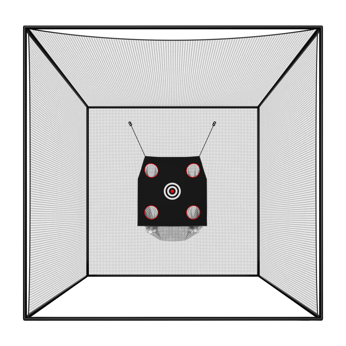 10x10ft Golf Batting Cage for Indoor Outdoor Practice - Stable & Durable