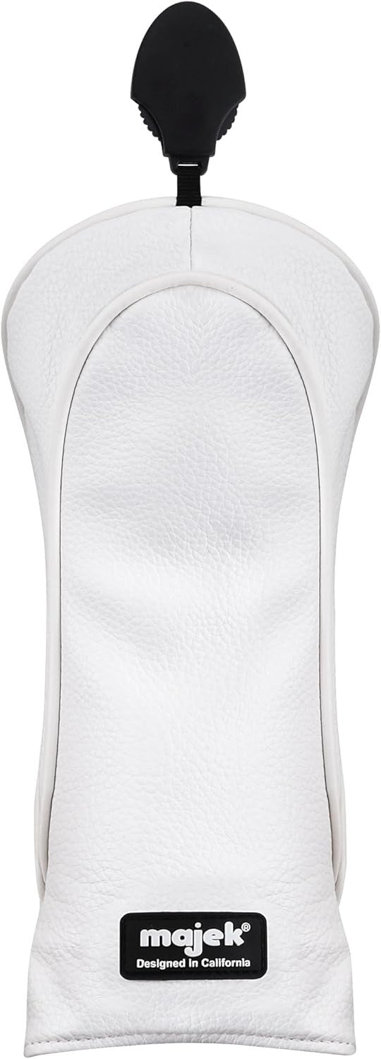 Golf Headcover Set with Retro Leatherette Finish for Drivers & Fairways
