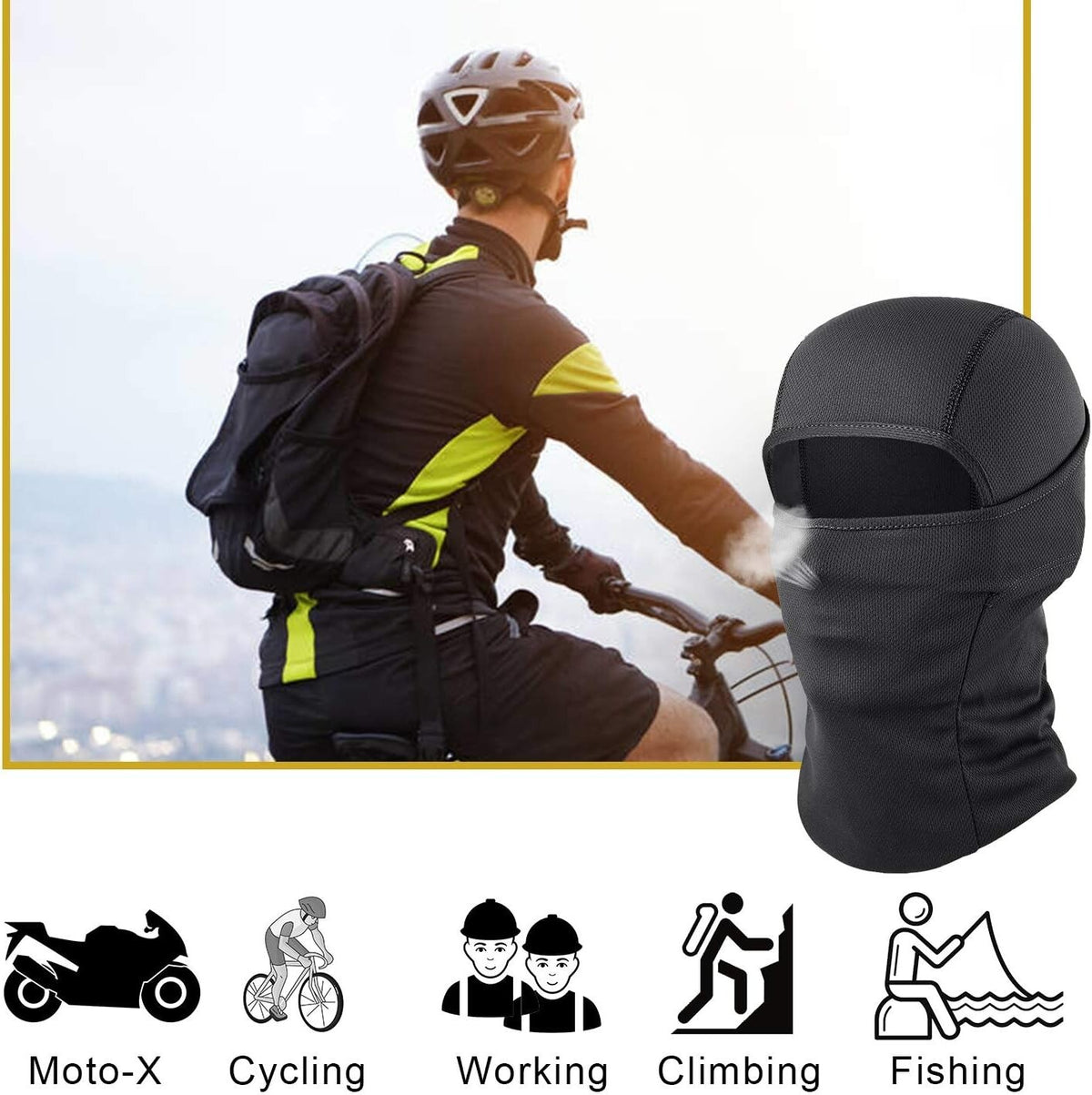 Unisex UV Protection Balaclava Face Mask for Outdoor Sports & Activities