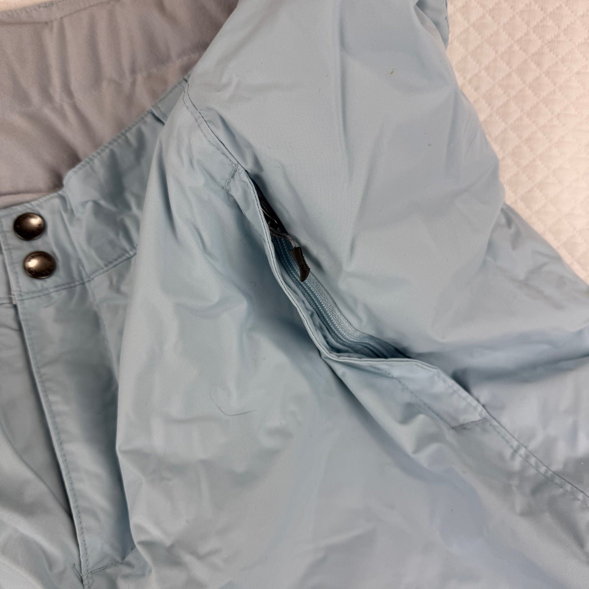 Women's Light Blue Waterproof Ski Pants - Size 1X Sportswear Co