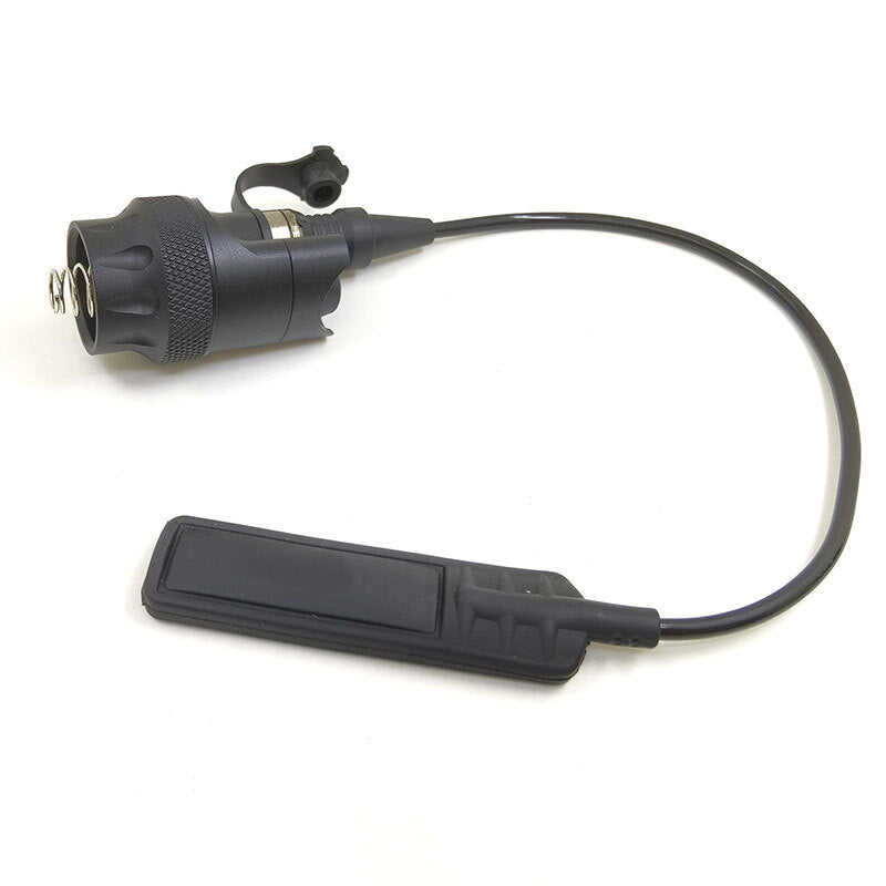 Dual Function Flashlight Switch Tail Cap for M300 M600 Series - Aluminum Tactical Accessory