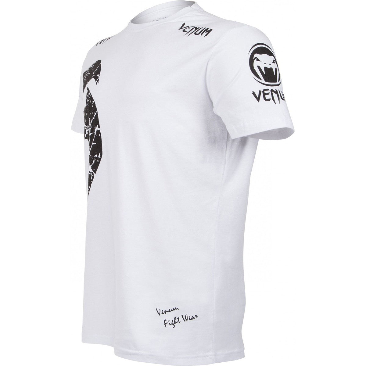 Venum MMA Giant T-Shirt White 2XL - Soft Cotton Athletic Fit
