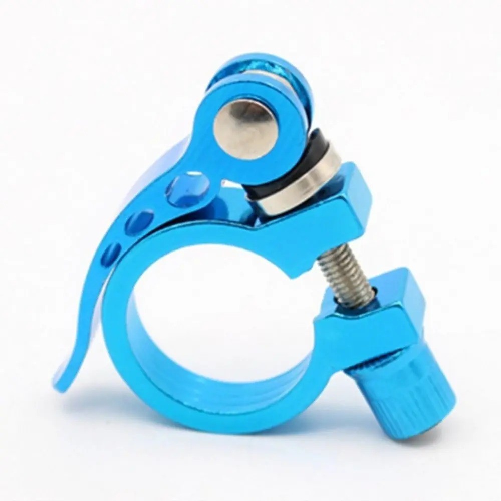 Bike Seat Clamp Quick Release Aluminum Alloy 25.4-34.9mm